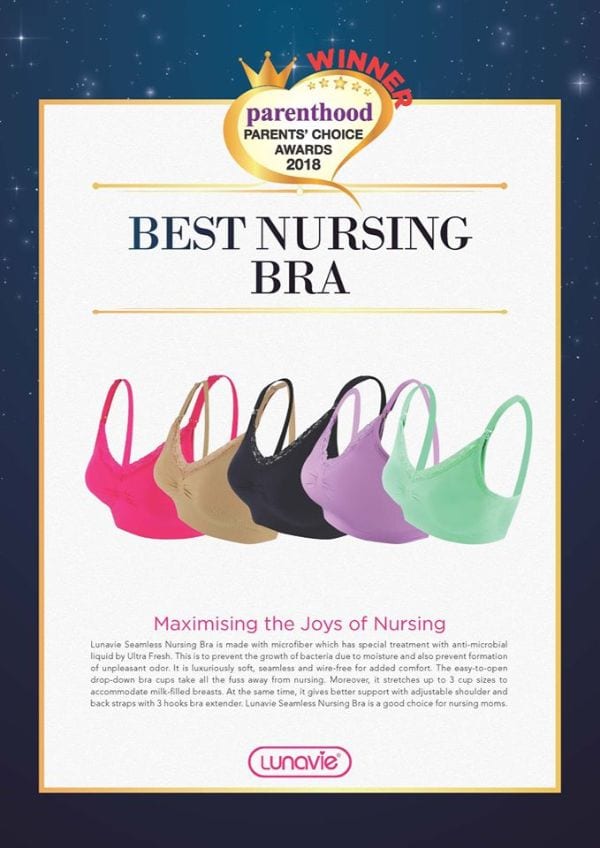 PARENTHOOD PARENTS' CHOICE AWARDS 2018 - Best Nursing Bra