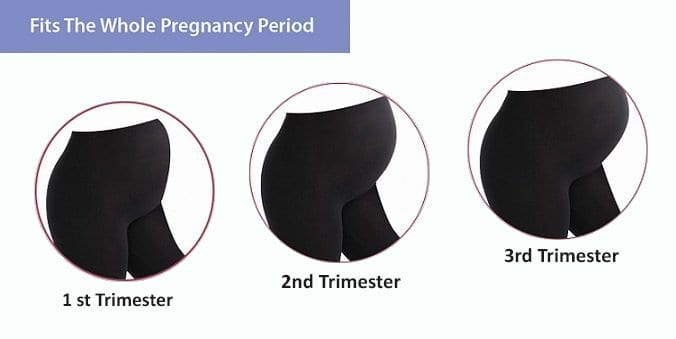 maternity leggings fits the whole pregnancy period