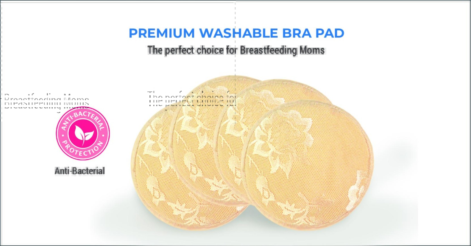 L1033 washable bra pad-skin