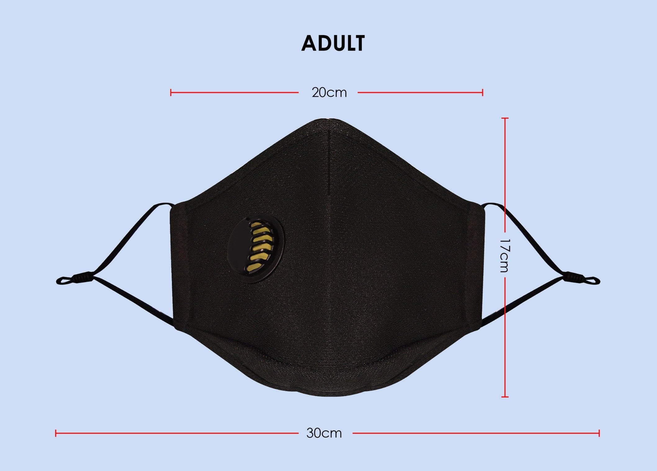 Air Mask Adult Size Measurement protection
