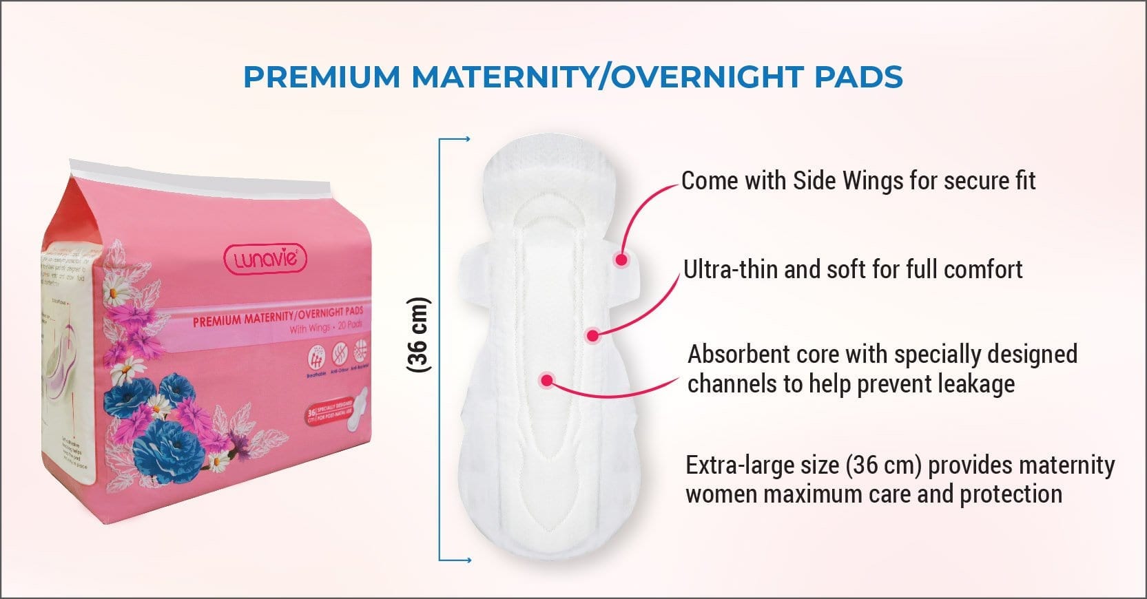 premium maternity pads